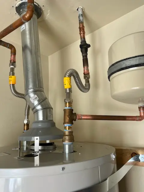 Water heater installation and plumbing repair in Rawlins